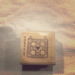 Rubber Quilt Stamp